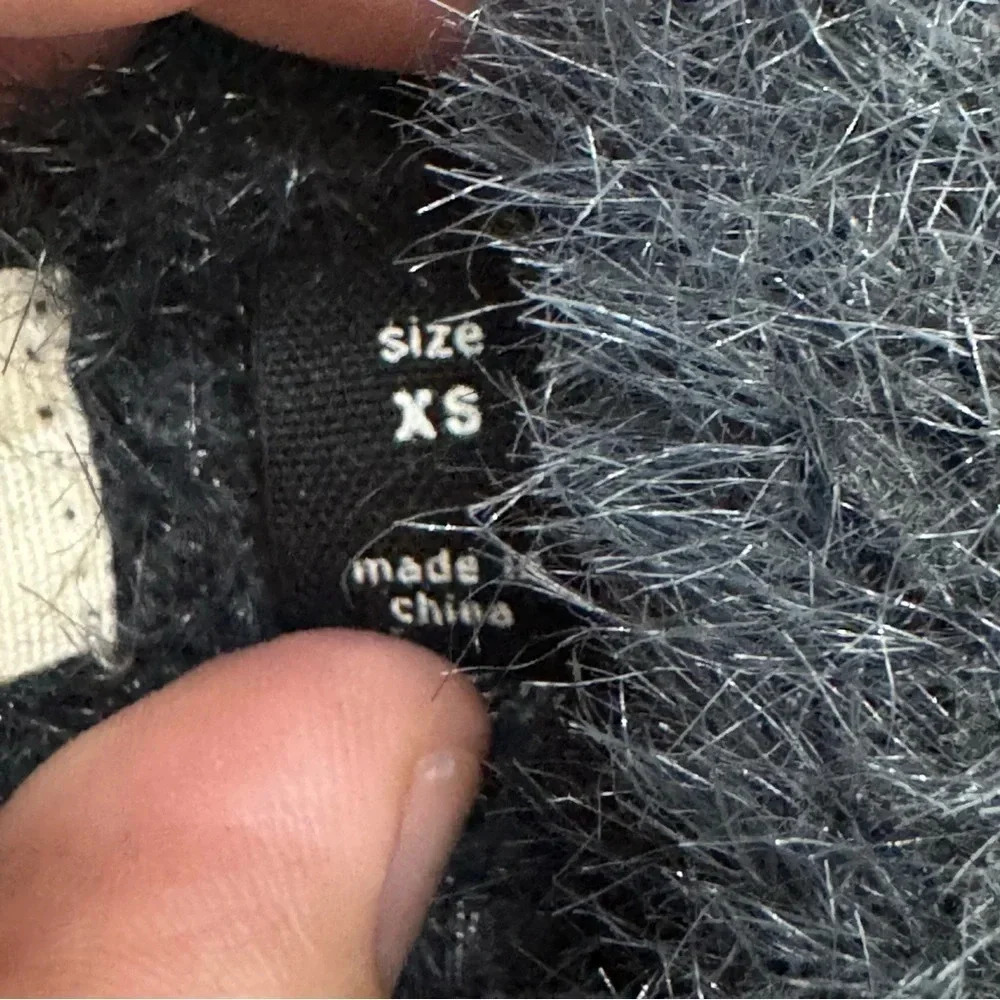 Anthropologie Sleeping on Snow open cardigan. Dark gray, size XS. NWOT - Picture 9 of 9